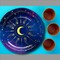 Celestial Sun and Moon Paper Dinner Plates 9 Inch 8 Count for Party Table Settings